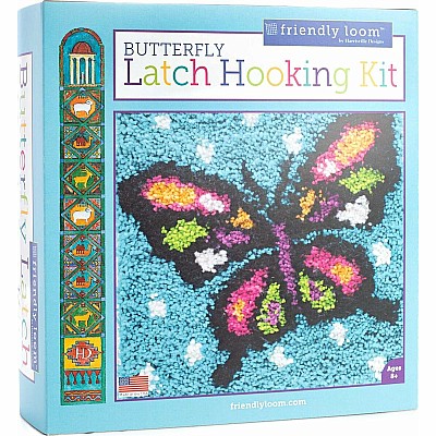 Latch Hooking Kit - Butterfly