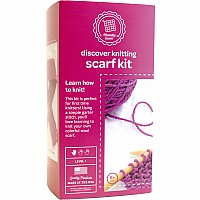 Friendly Loom - Knitting Scarf Kit - Pink