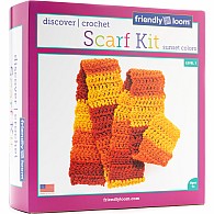 Discover Crochet: Scarf Kit Sunset