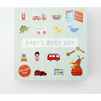 Baby's Busy Day: All Day Fun!; Board, Bath, and Cloth Book Gift Set