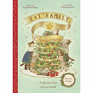 Cat Family Christmas: A lift-the-flap advent book - With over 140 flaps