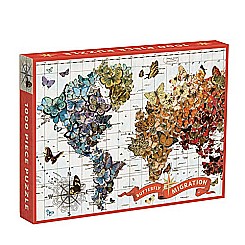 Wendy Gold Butterfly Migration 1000 Piece Puzzle