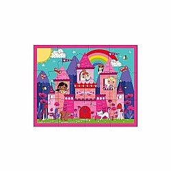 Princess Castle Pouch 12 Piece Puzzle