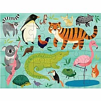 Animals Of The World Puzzle to Go