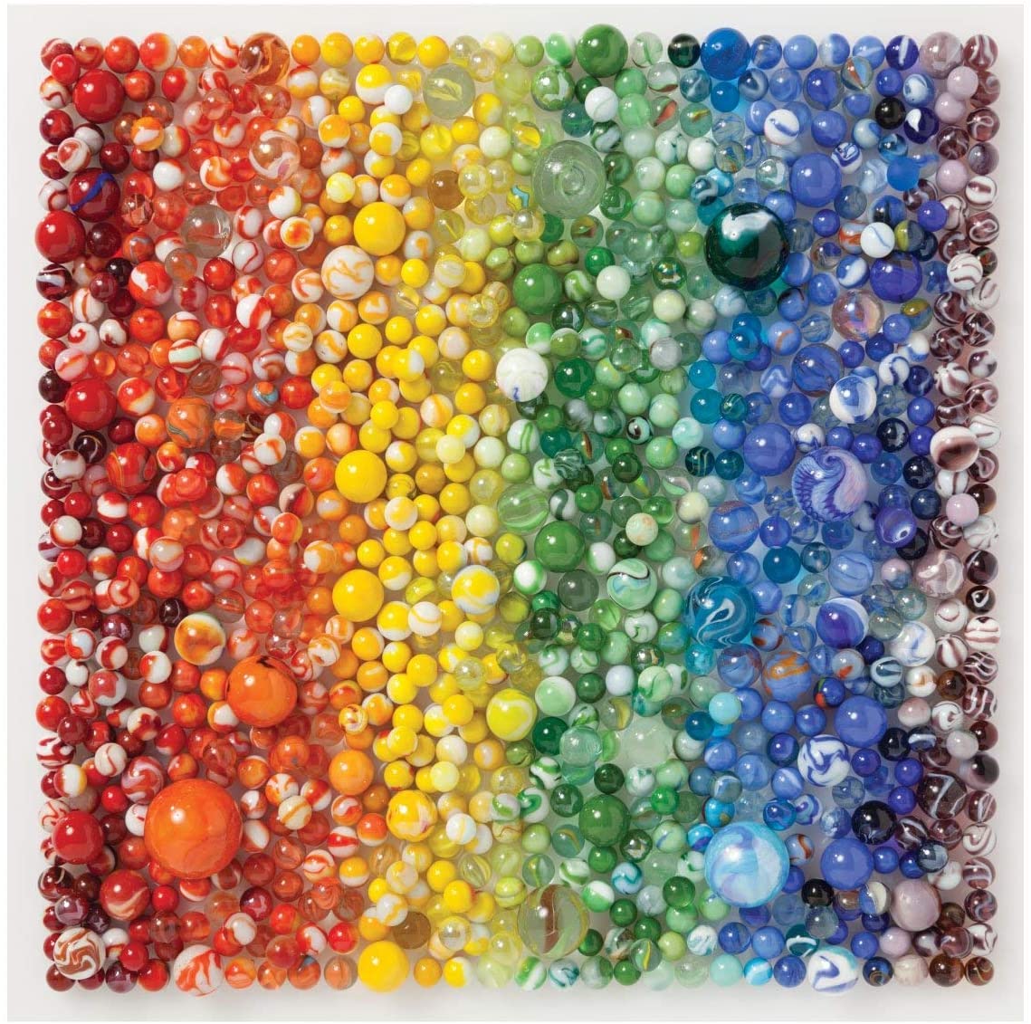 Rainbow Marbles 500 Piece Puzzle