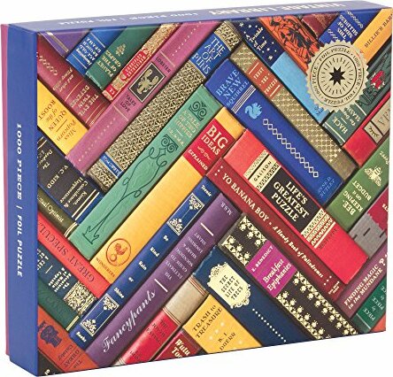 Phat Dog Vintage Library 1000 Piece Foil Stamped Puzzle