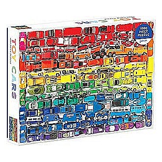 Rainbow Toy Cars 1000 Piece Puzzle