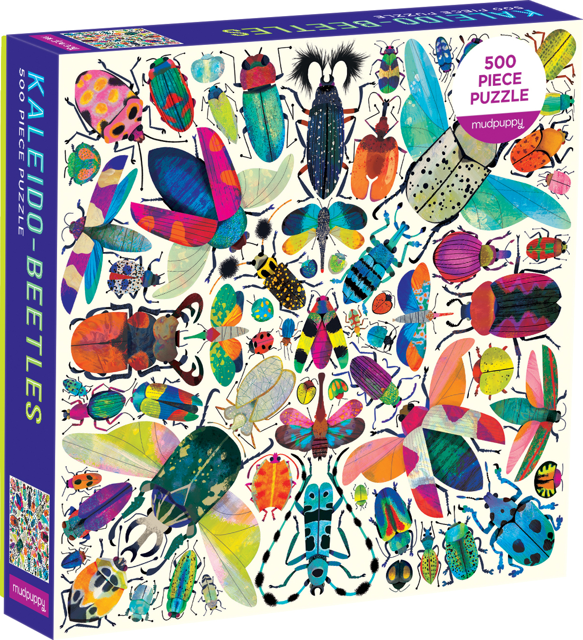 Kaleido Beetles 500 Piece Family Puzzle