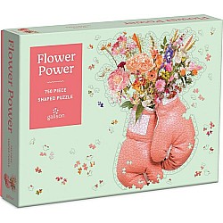 Galison "Flower Power" (750 Pc Shaped Puzzle)