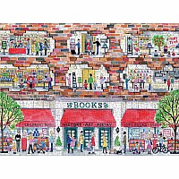 Michael Storrings A Day at the Bookstore 1000 Piece Puzzle
