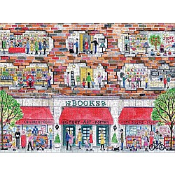 Michael Storrings A Day at the Bookstore 1000 Piece Puzzle