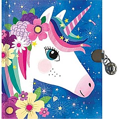 Unicorn Locked Diary