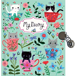 Teacup Kittens Locked Diary