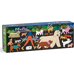 Dog Walk 1000 Piece Panoramic Puzzle