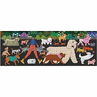 Dog Walk 1000 Piece Panoramic Puzzle