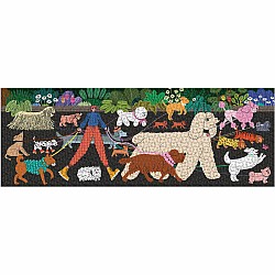 Dog Walk 1000 Piece Panoramic Puzzle