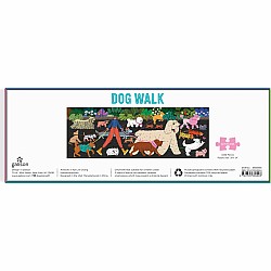 Dog Walk 1000 Piece Panoramic Puzzle