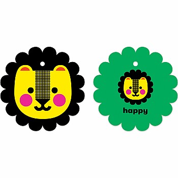 How Are You Feeling? Shaped Ring Flash Cards