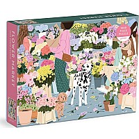 1000 Piece Puzzle, Flower Market