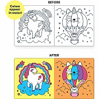 Unicorn Dreams Color Magic Bath Book