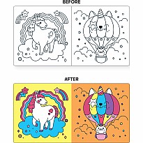 Unicorn Dreams Color Magic Bath Book