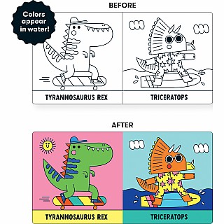 Rub-a-Dub Dinos! Color Magic Bath Book