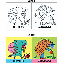 Rub-a-Dub Dinos! Color Magic Bath Book