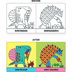 Rub-a-Dub Dinos! Color Magic Bath Book