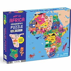 Map of Africa 70 Piece Geography Puzzle