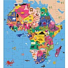 Map of Africa 70 Piece Geography Puzzle