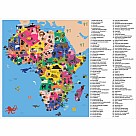 Map of Africa 70 Piece Geography Puzzle