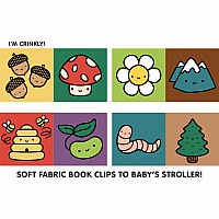 Crinkle Fabric Stroller Book Nature Baby 