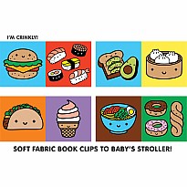 Foodie Baby Crinkle Fabric Stroller Book