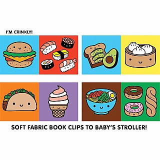 Foodie Baby Crinkle Fabric Stroller Book