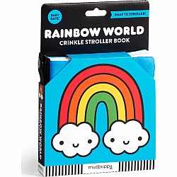 Rainbow World Crinkle Fabric Stroller Book