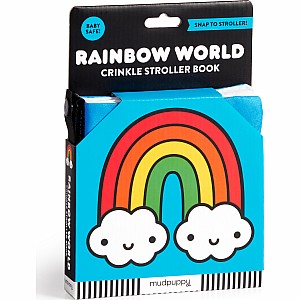 Rainbow World Crinkle Fabric Stroller Book