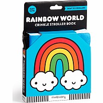 Rainbow World Crinkle Fabric Stroller Book