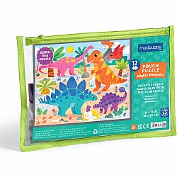 Mighty Dinosaurs 12 Piece Pouch Puzzle