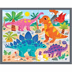 Mighty Dinosaurs 12 Piece Pouch Puzzle