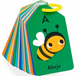 Spanish-English ABC Flash Cards Ring