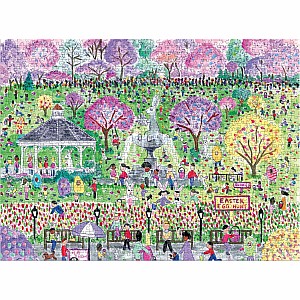 Michael Storrings Easter Egg Hunt 1000 Piece Puzzle