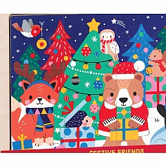 Christmas 12 Piece Wooden Tray Puzzle