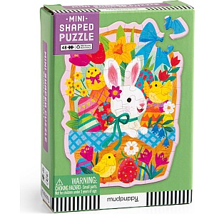 Bunny Basket 48 Piece Mini Shaped Puzzle