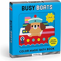 Busy Boats Color Magic Bath Book