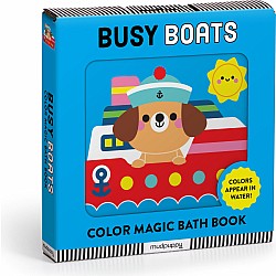 Busy Boats Color Magic Bath Book