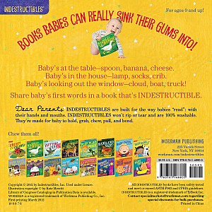 Indestructibles: Baby Babble: A Book of Baby's First Words: Chew Proof · Rip Proof · Nontoxic · 100% Washable (Book for Babies,