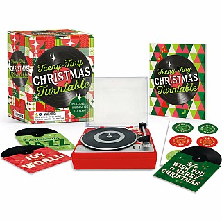 Teeny-Tiny Christmas Turntable: Includes 3 Holiday LPs to Play!