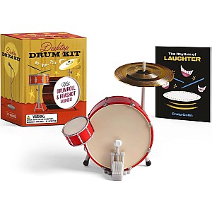 Desktop Drum Kit: With Drumroll and Rimshot Sounds!