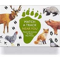 Match a Track Near You: Match 25 Animals to Their Paw Prints