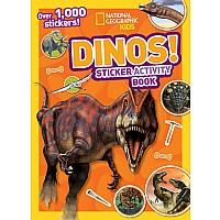 National Geographic Kids Dinos Sticker Activity Book: Over 1,000 Stickers!